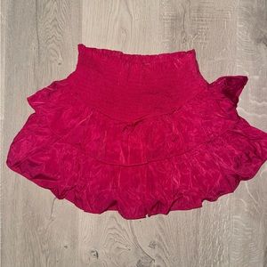 Brand New Impeccable Pig Pink Ruffle Mini Skirt💖🐷